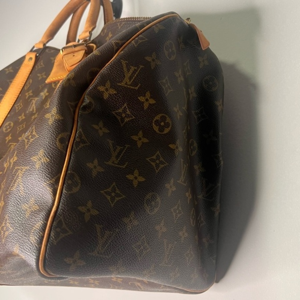 Authentic Louis Vuitton Keepall 55  Gorgeous Travel Bag Great Vintage Bag - Picture 14 of 16